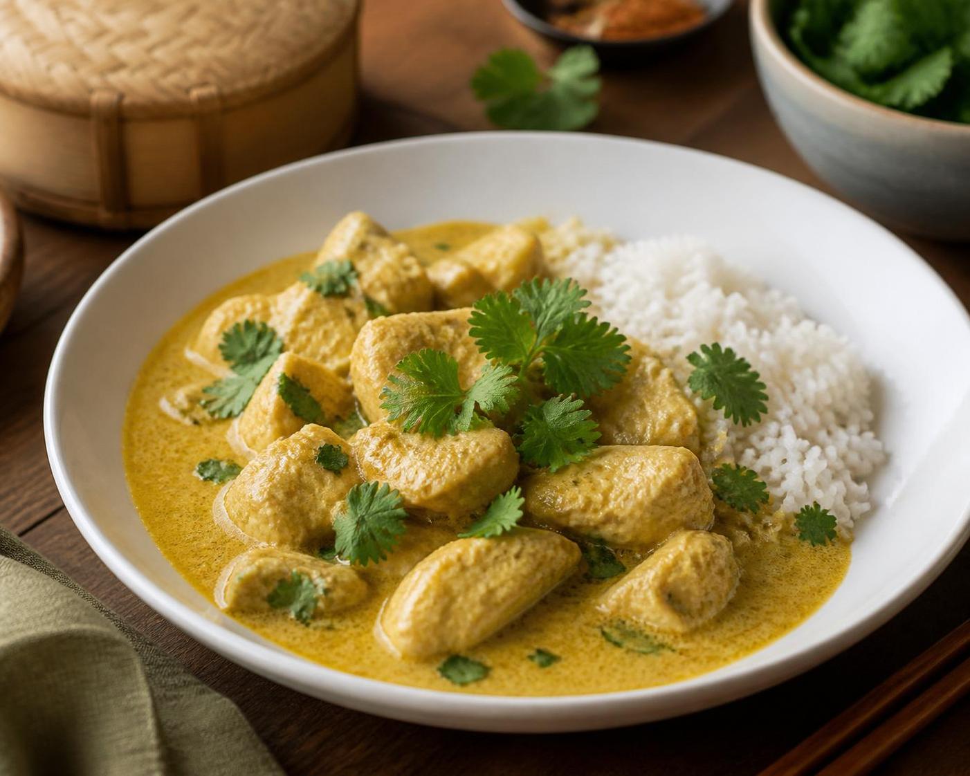 découvrez une recette asiatique simple et savoureuse pour sublimer le poulet au curry et lait de coco. un plat exotique facile à préparer pour régaler toute la famille.