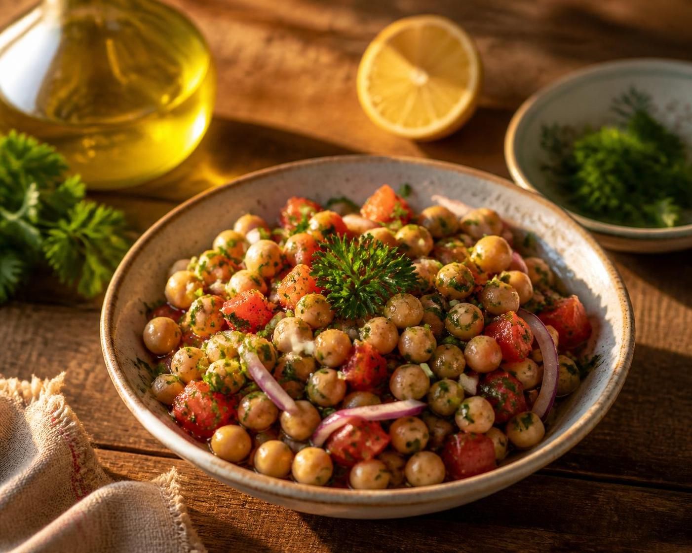 découvrez les secrets d'une recette savoureuse et authentique de pois chiche à la libanaise, un plat traditionnel riche en saveurs méditerranéennes.