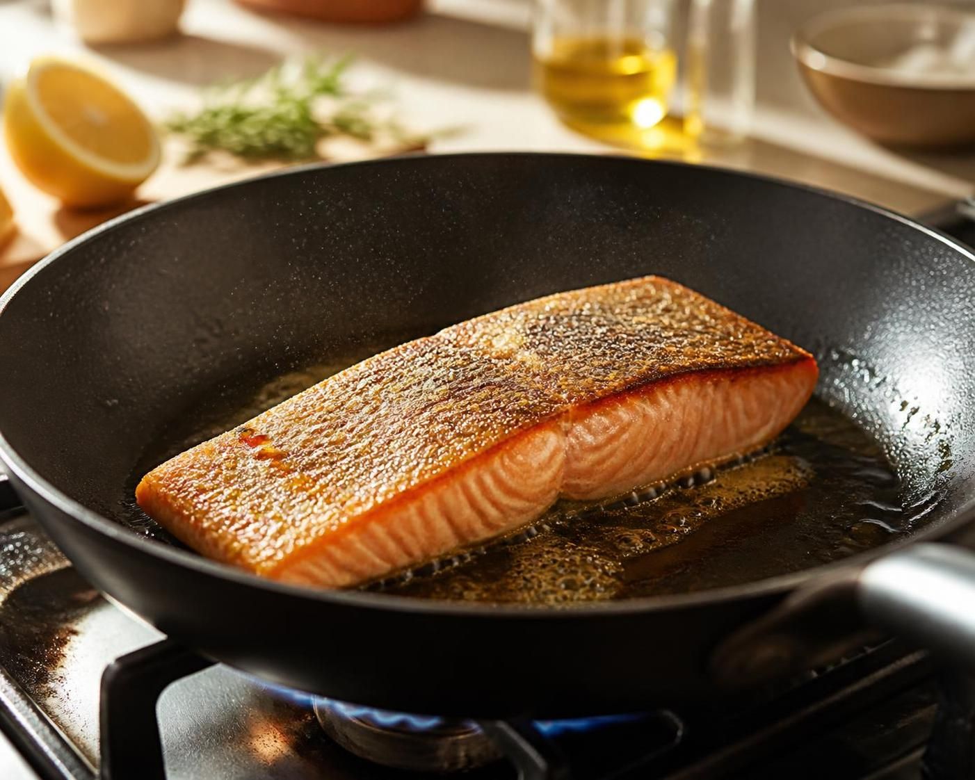 découvrez nos astuces pour réussir la cuisson parfaite du saumon à la poêle et savourer un plat délicieux, tendre et plein de saveurs.