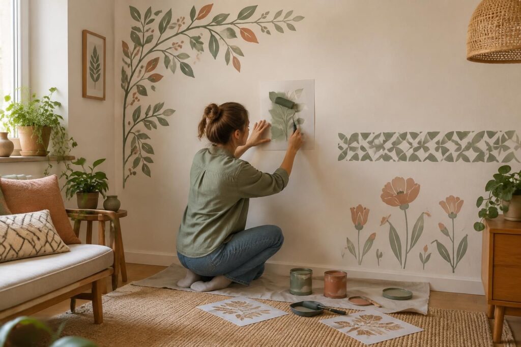 découvrez des idées et modèles de pochoirs pour peinture murale afin de décorer vos murs facilement et de personnaliser chaque pièce.