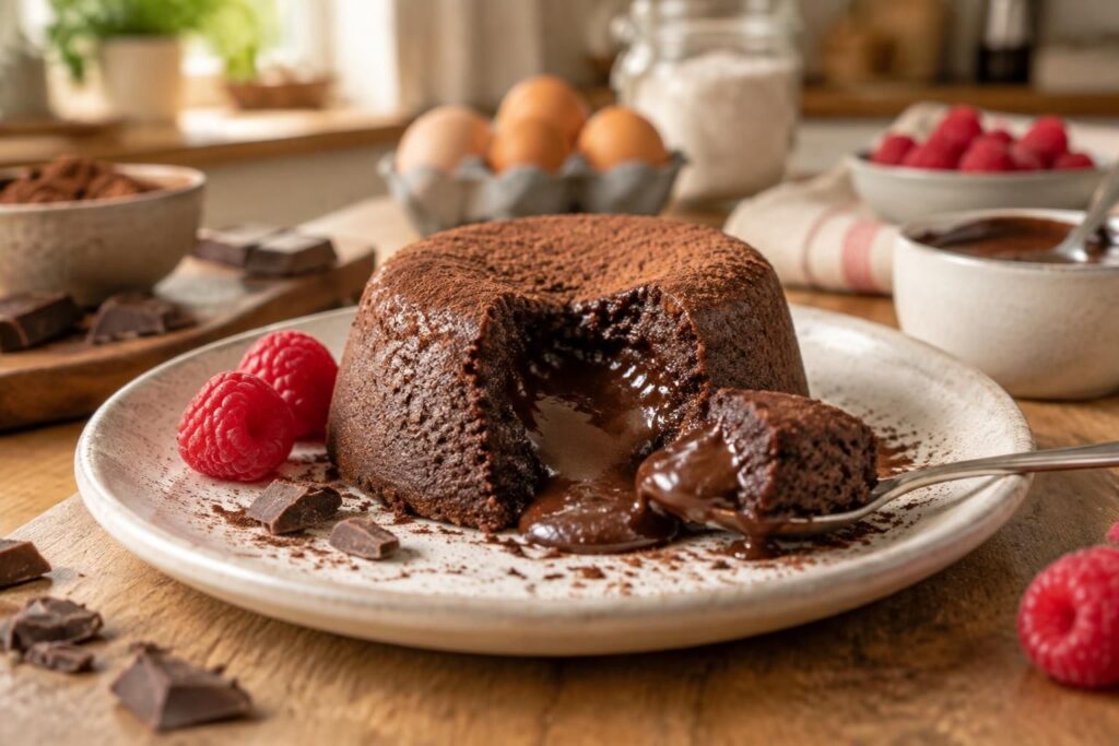 découvrez des recettes faciles de fondants individuels au chocolat, au cœur coulant et à la texture moelleuse, parfaits pour un dessert gourmand.